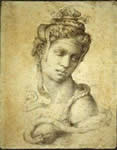 Disegno di Cleopatra di Michelangelo
